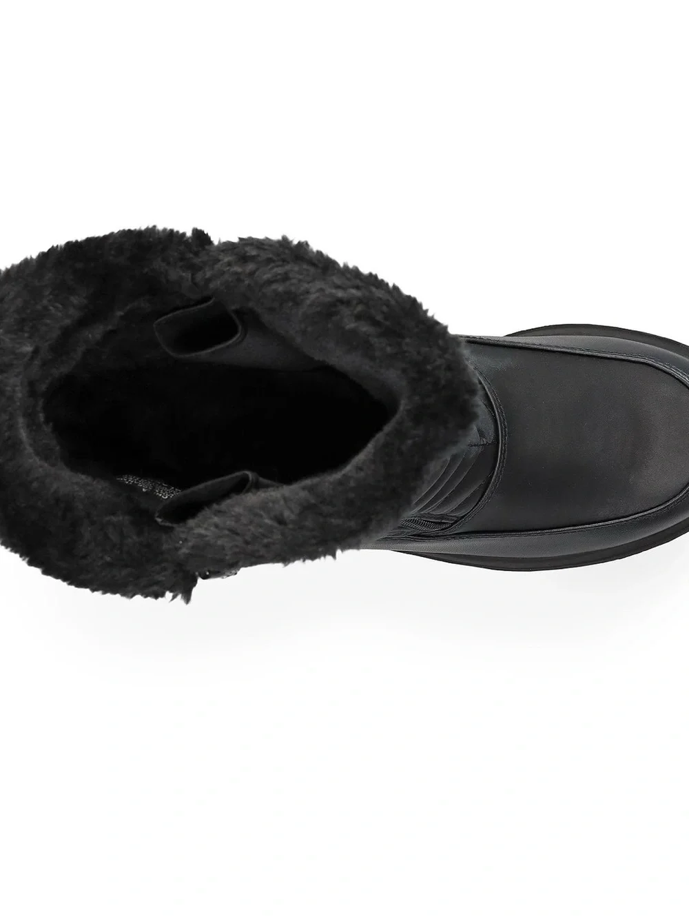 New totes Women's Black Insulated Mid-Calf Winter Boots 8